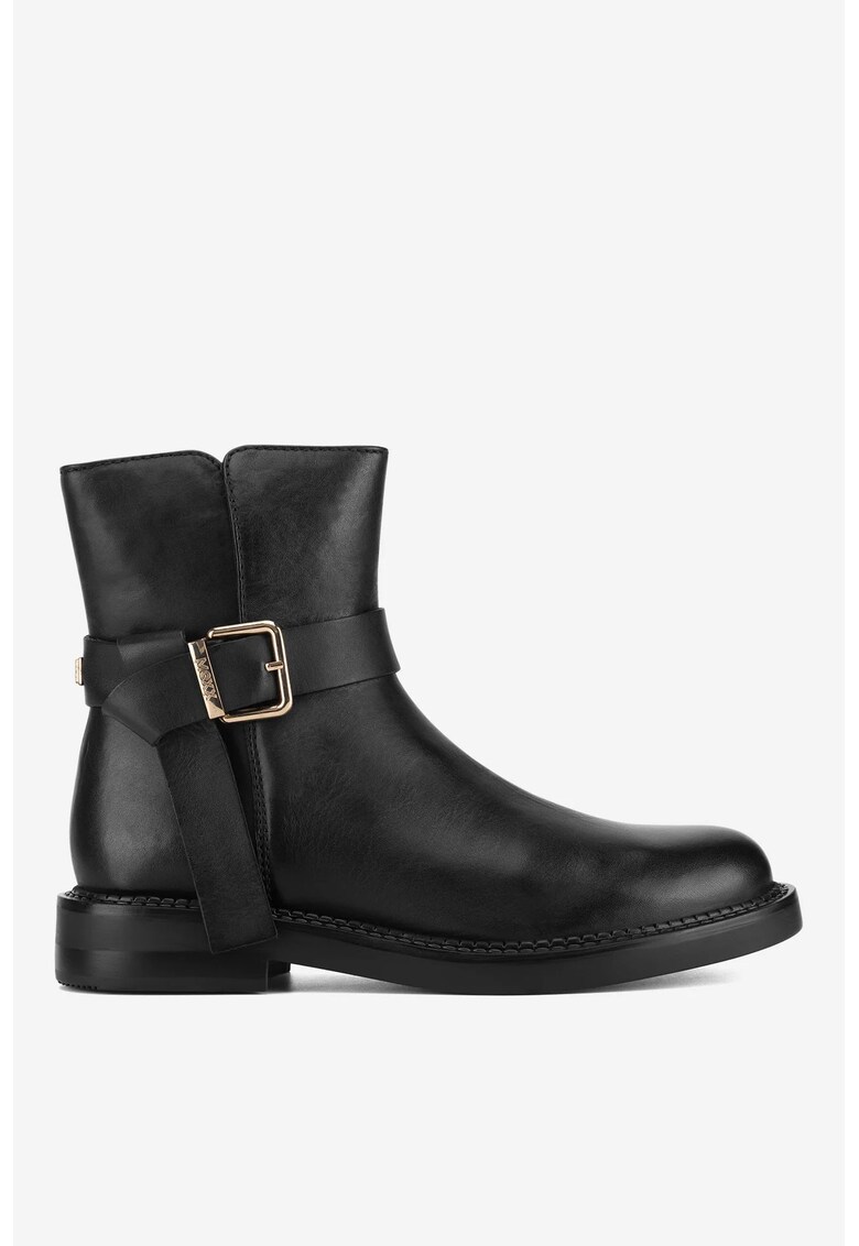 Ghete dama 5905588996972 - Piele naturala - Negru - Negru