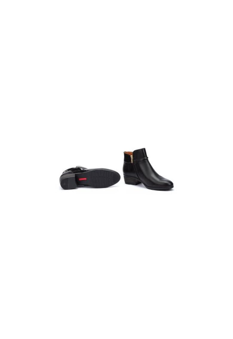 Ghete dama 302997961 - Piele naturala - Negru