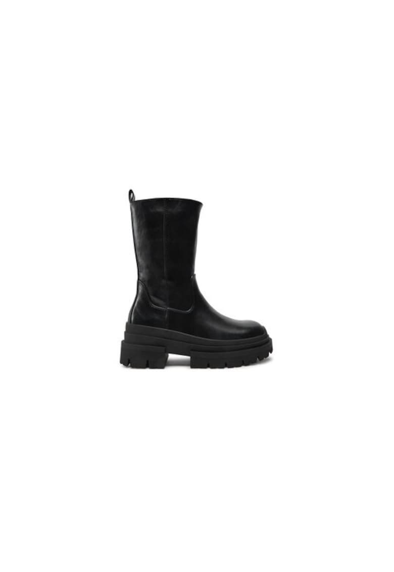 Ghete dama 304484346 - Piele ecologica - 38 EU - Negru