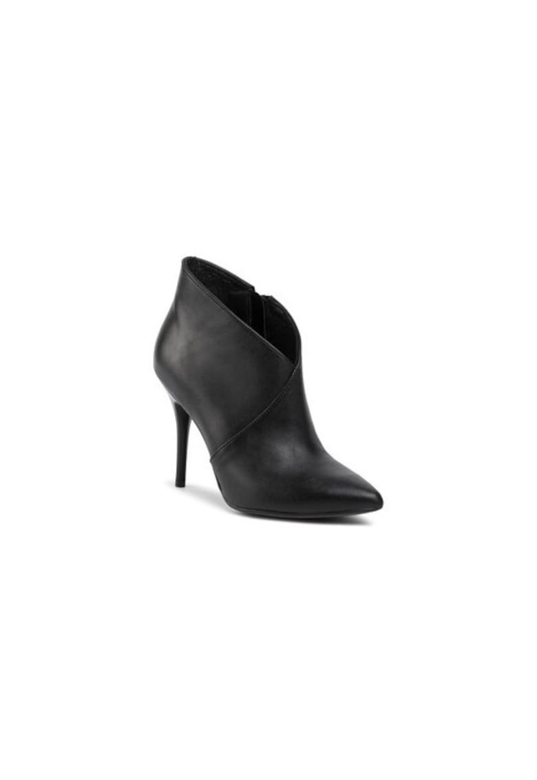 Ghete dama 206711854 - Piele naturala - 40 EU - Negru
