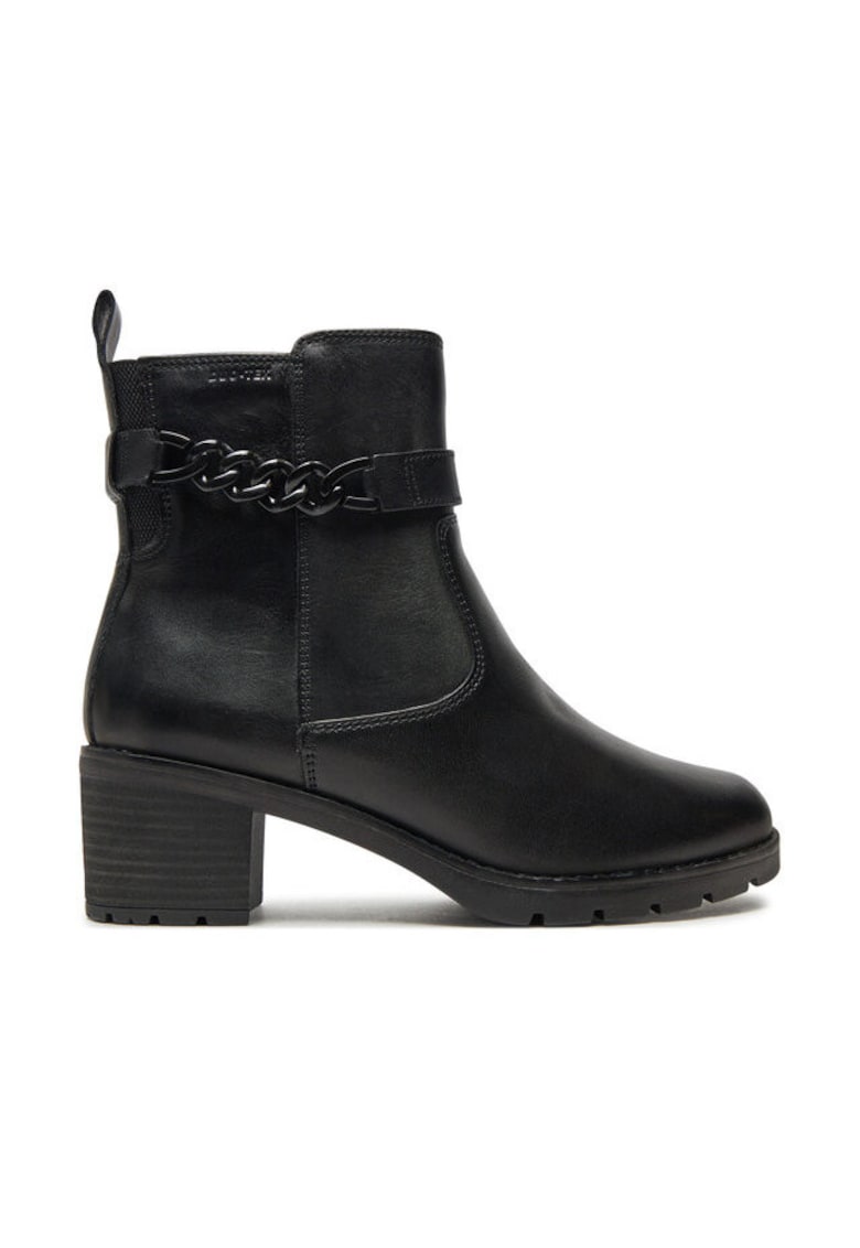Ghete dama 304492440 - Piele naturala - Negru - Negru