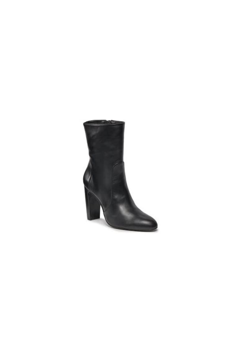 Ghete dama 303219574 - Piele naturala - Negru - Negru