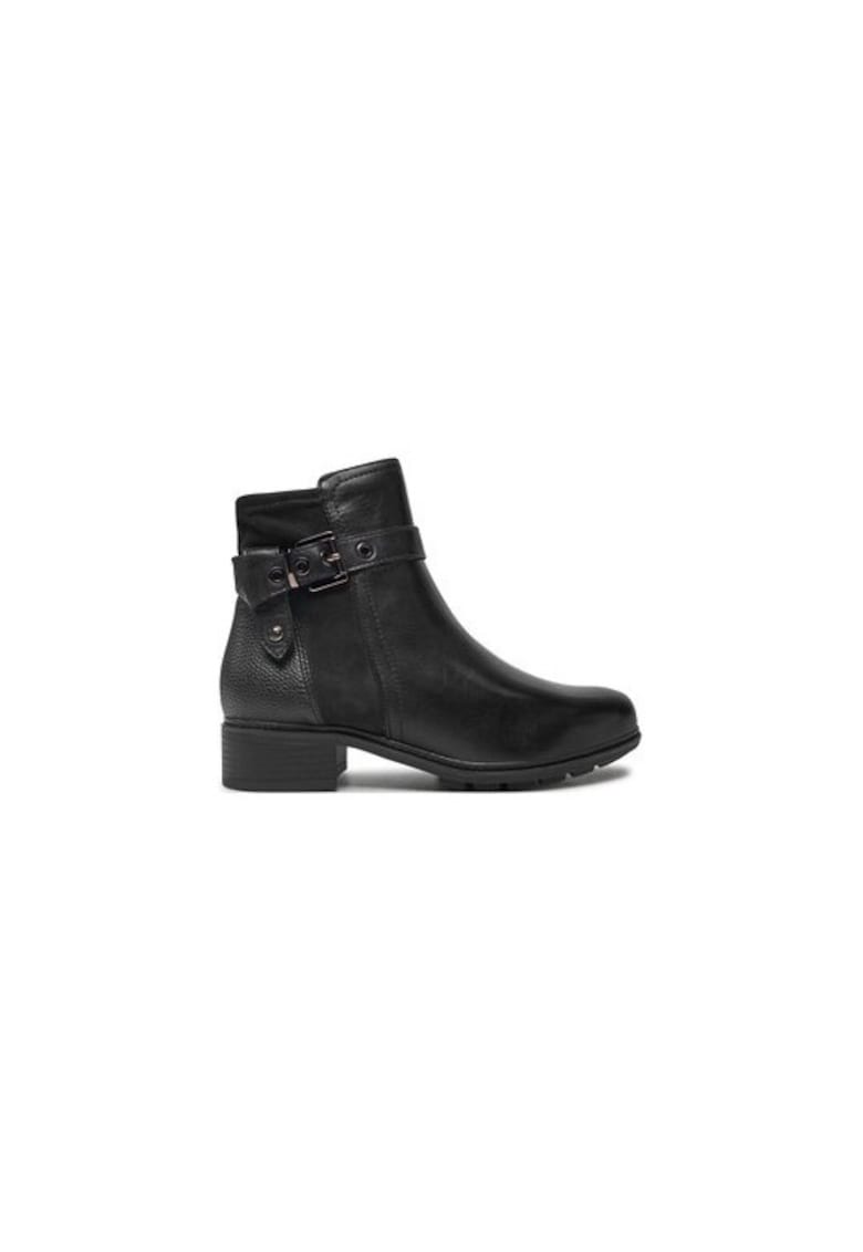 Ghete dama 305191540 - Piele naturala - Negru - Negru