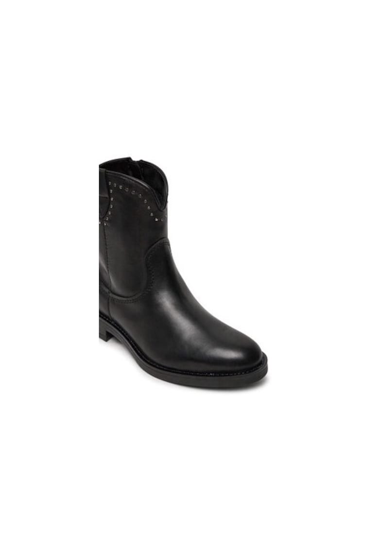 Ghete dama 304294921 - Piele naturala - 36 EU - Negru