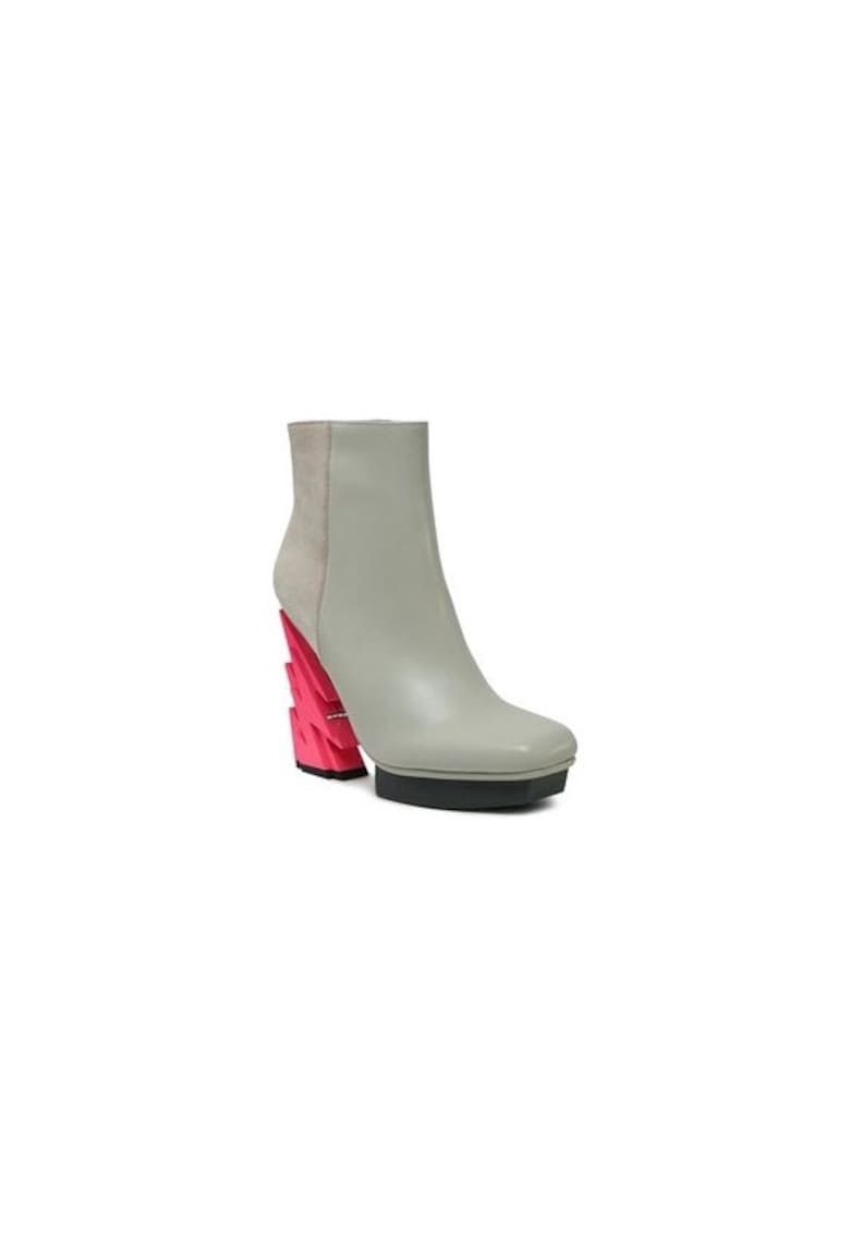 Ghete dama 303085476 - Piele naturala - 41 EU - Alb