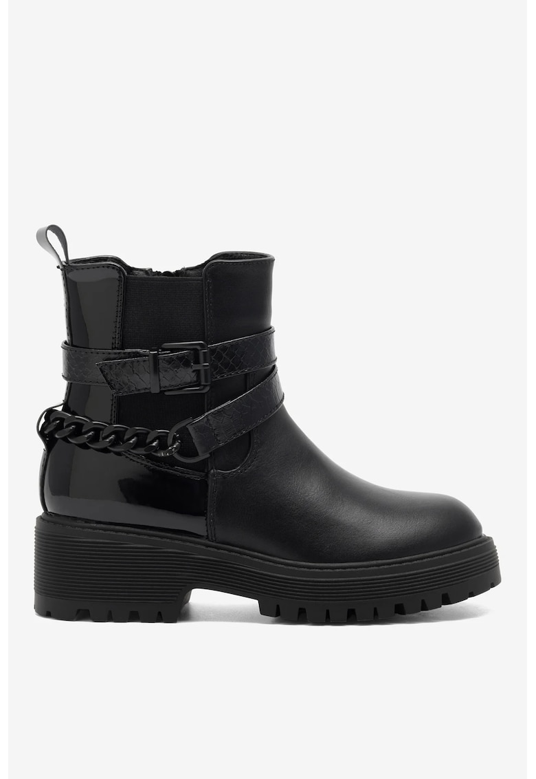 Ghete dama 5905588102892 - Sintetic - Negru - Negru