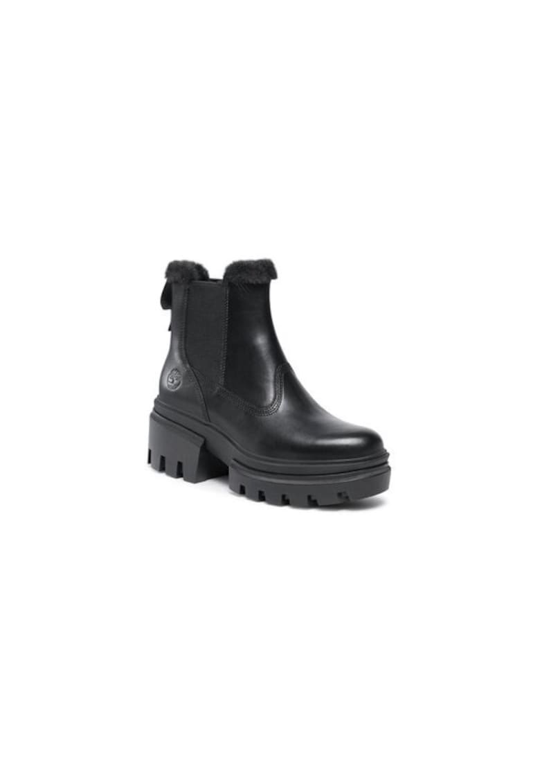 Ghete dama 303224394 - Piele naturala - 39 EU - Negru