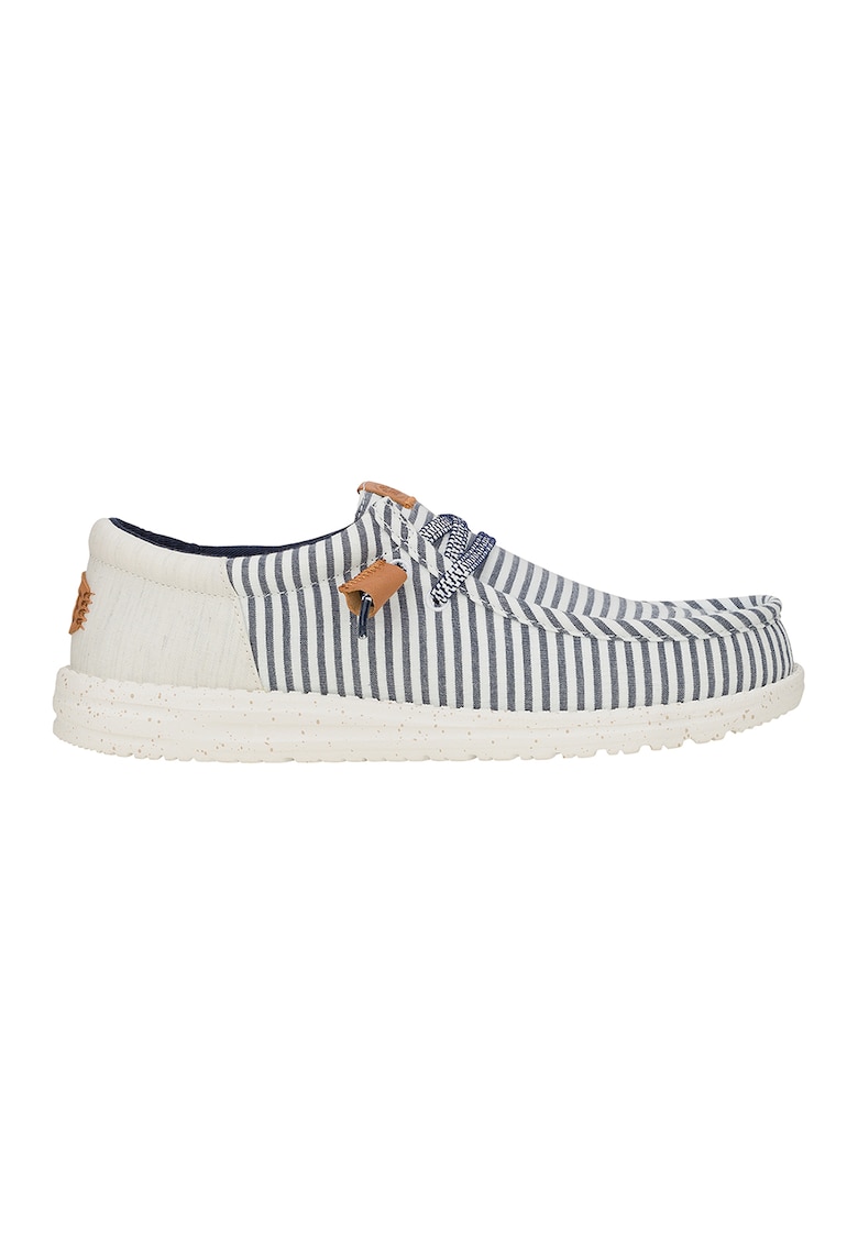 Mocasini cu model in dungi