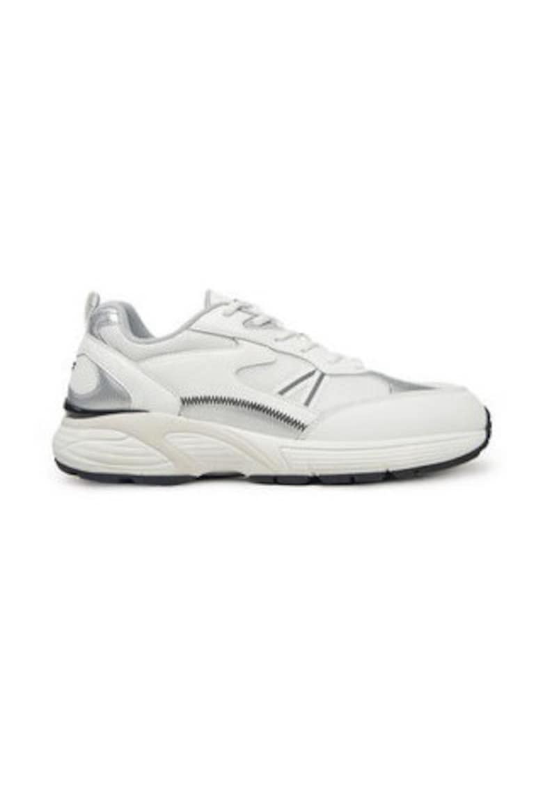 Pantofi sport barbati 304779633 - Piele naturala - Argintiu - Argintiu
