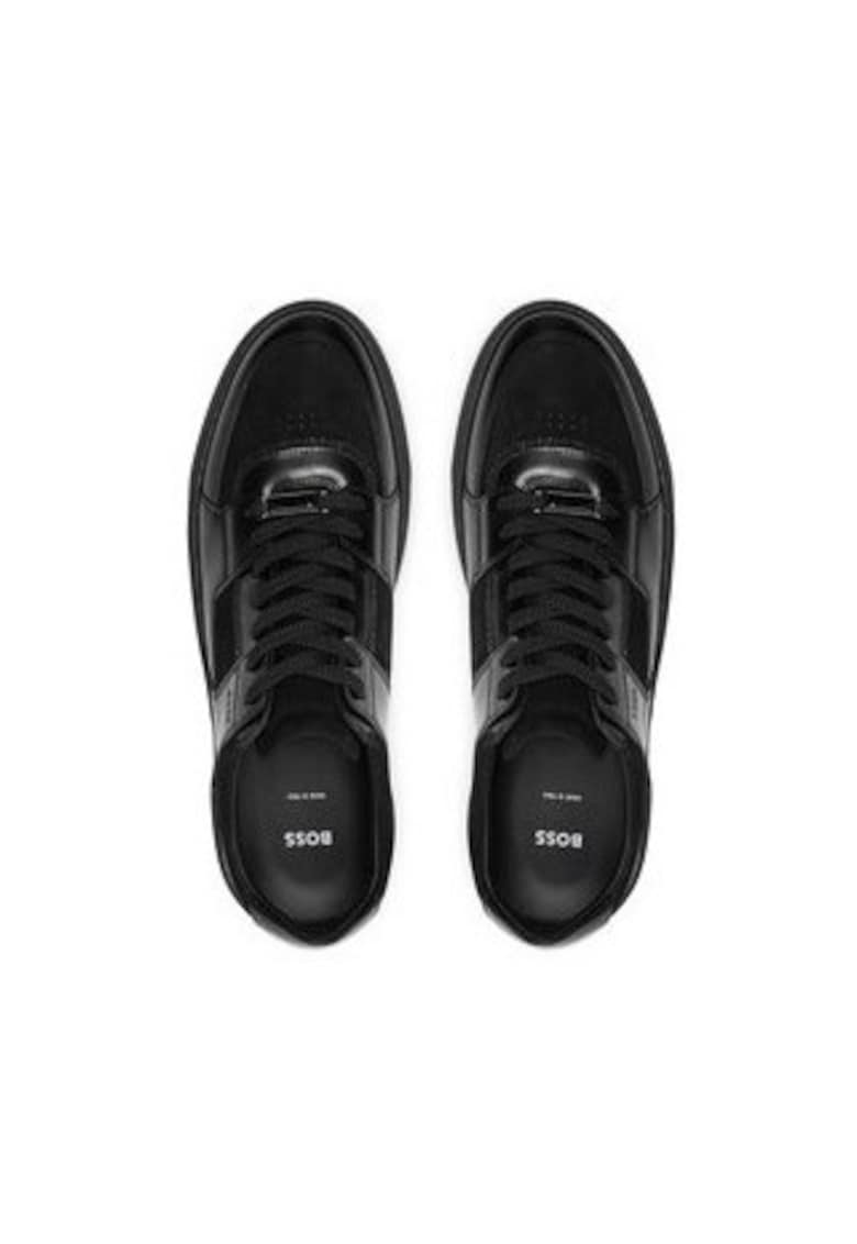 Pantofi sport barbati 304260384 - Piele naturala - Negru - Negru