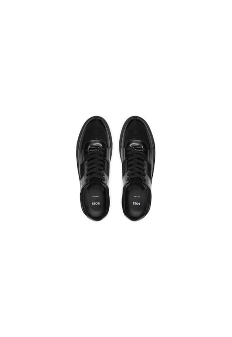 Pantofi sport barbati 304260384 - Piele naturala - Negru - Negru