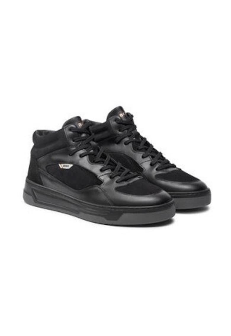 Pantofi sport barbati 304262951 - Piele naturala - Negru - Negru