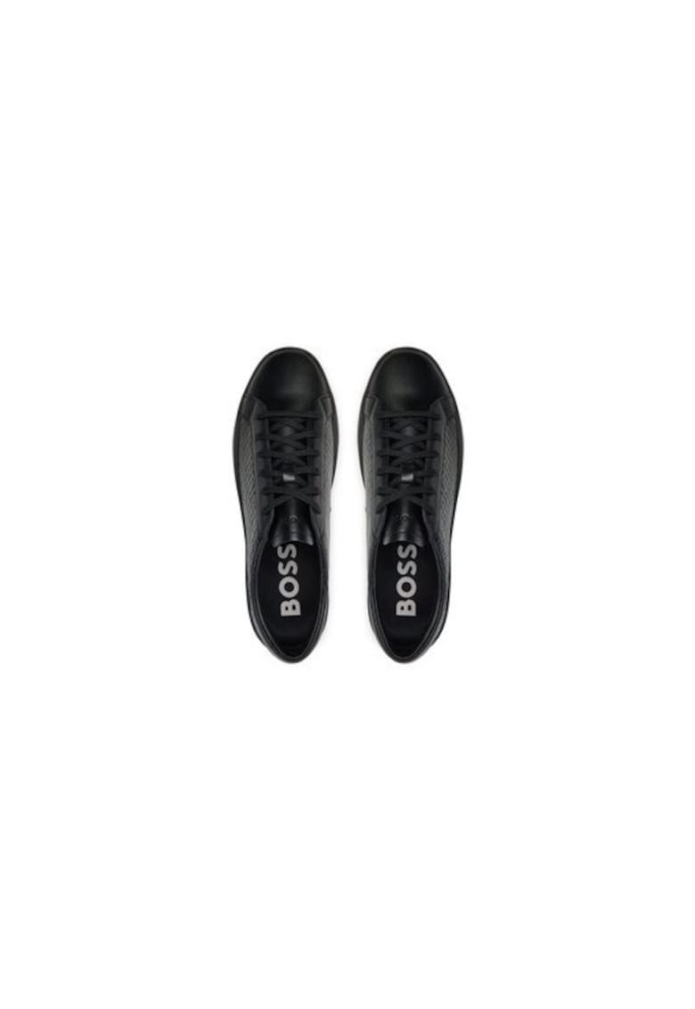 Pantofi sport barbati 304275777 - Piele naturala - Negru - Negru