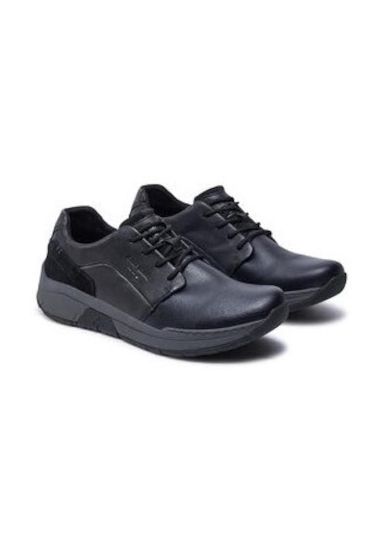 Josef Seibel Pantofi sport barbati 304273964 - Piele naturala - Negru - Negru