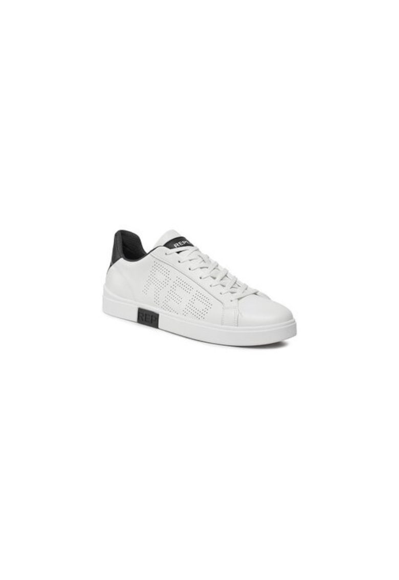 Pantofi sport barbati  303911447 - Piele naturala - Alb