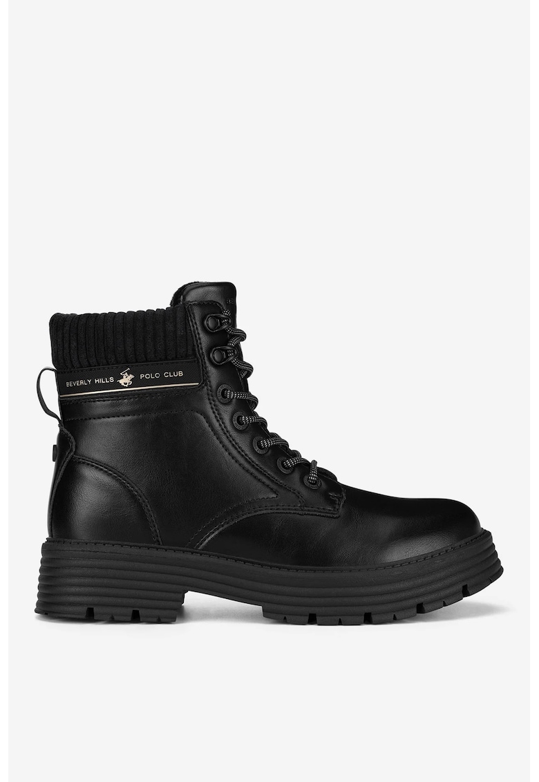 Ghete dama 5903419364266 - Sintetic - Negru - Negru