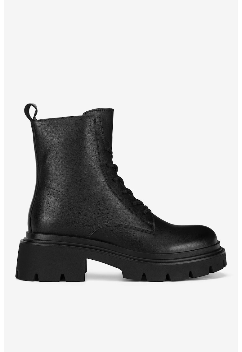Ghete dama 5905588869726 - Piele naturala - Negru - Negru