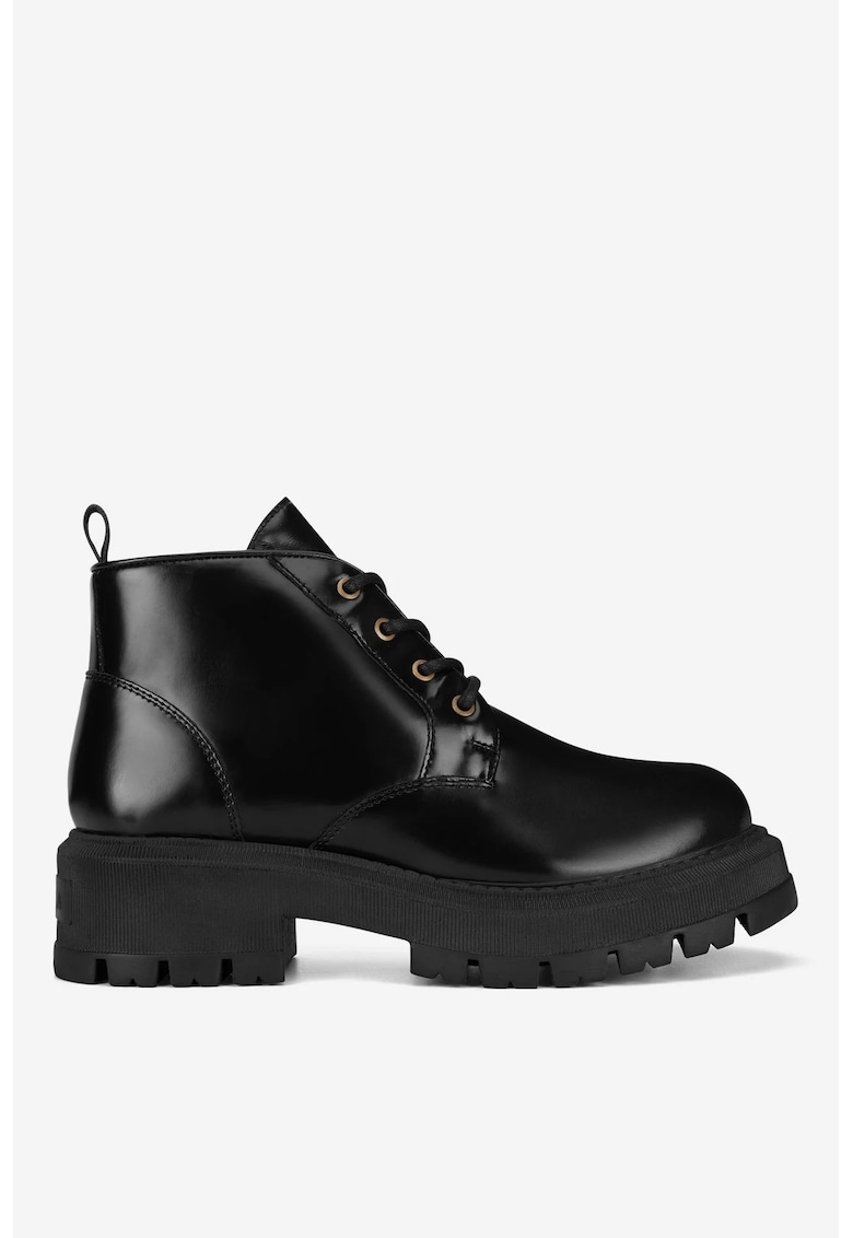 Ghete dama 5905588856290 - Piele naturala - Negru