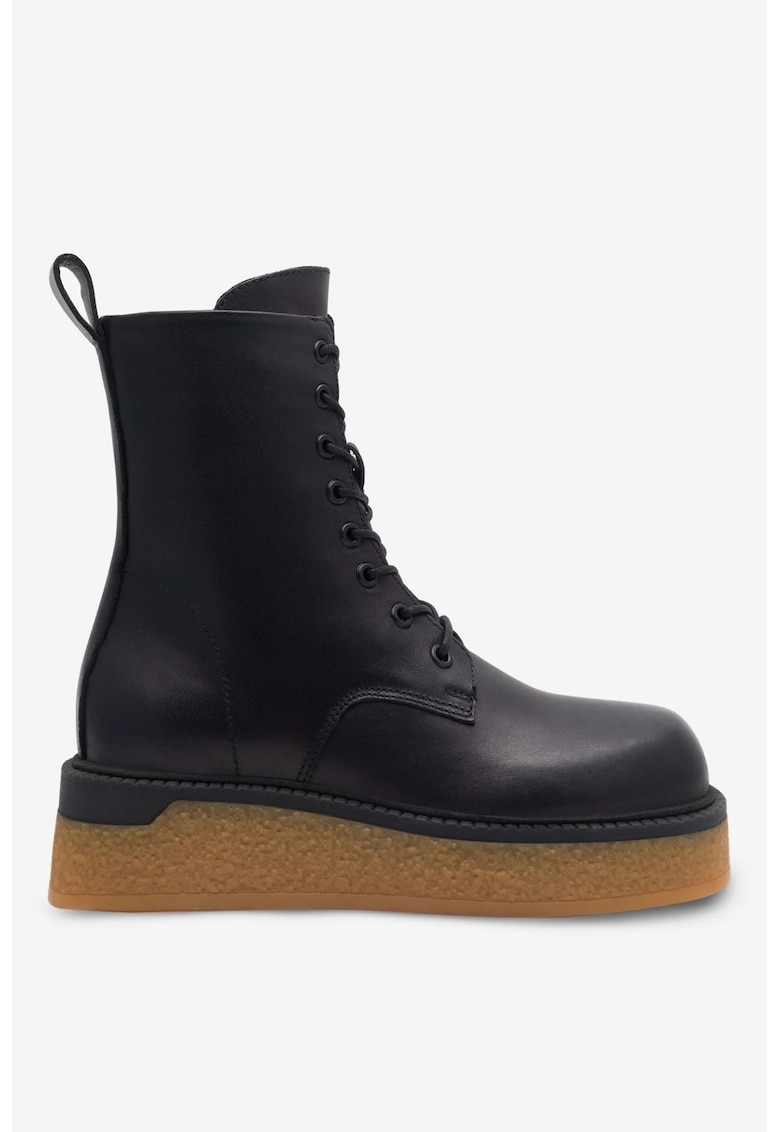 Ghete dama 5905588093992 - Piele naturala - Negru - Negru