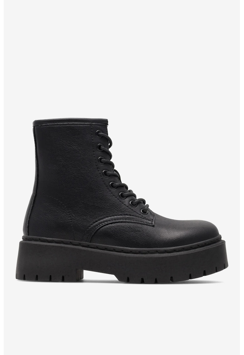 Ghete dama 5904862920306 - Sintetic - Negru - Negru