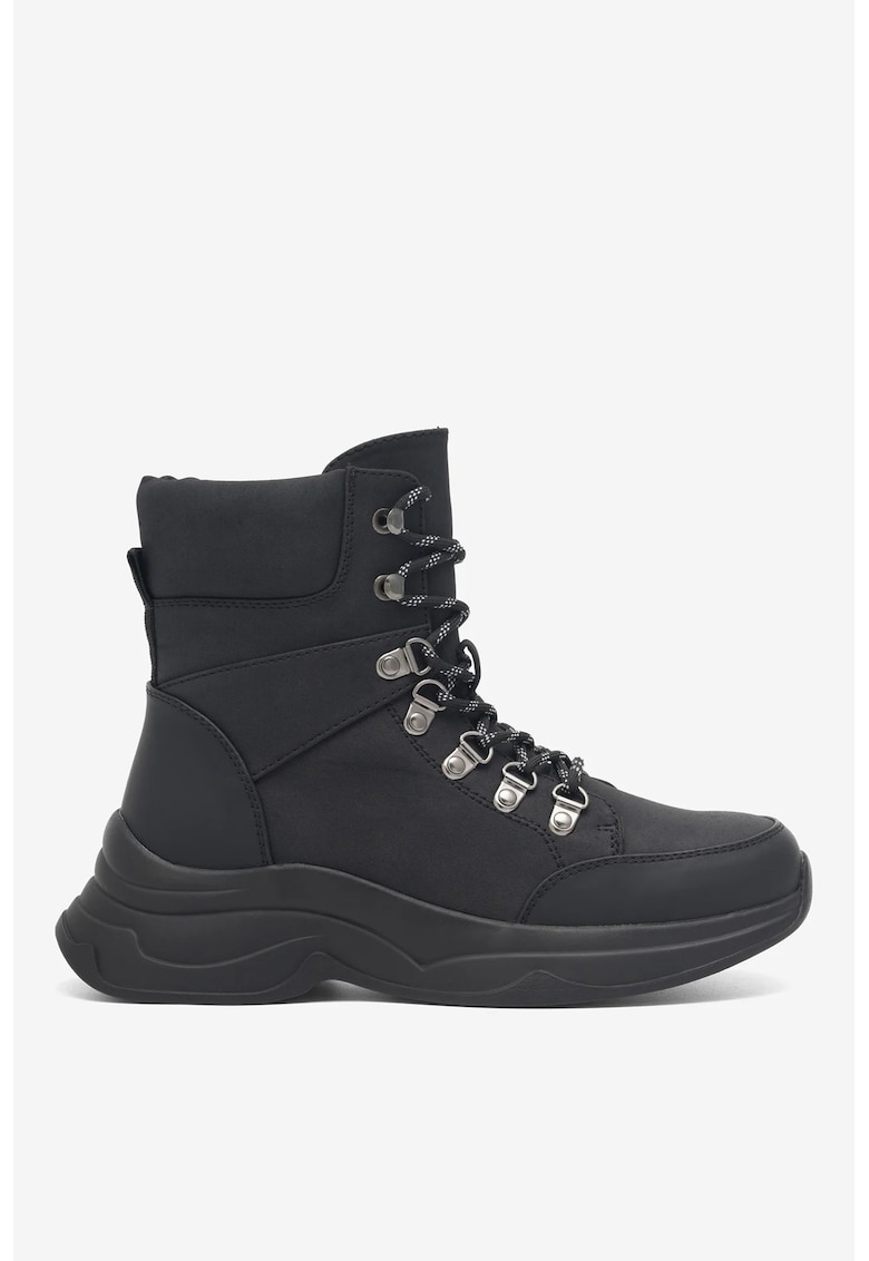 Ghete dama 5905588028635 - Sintetic - Negru - Negru