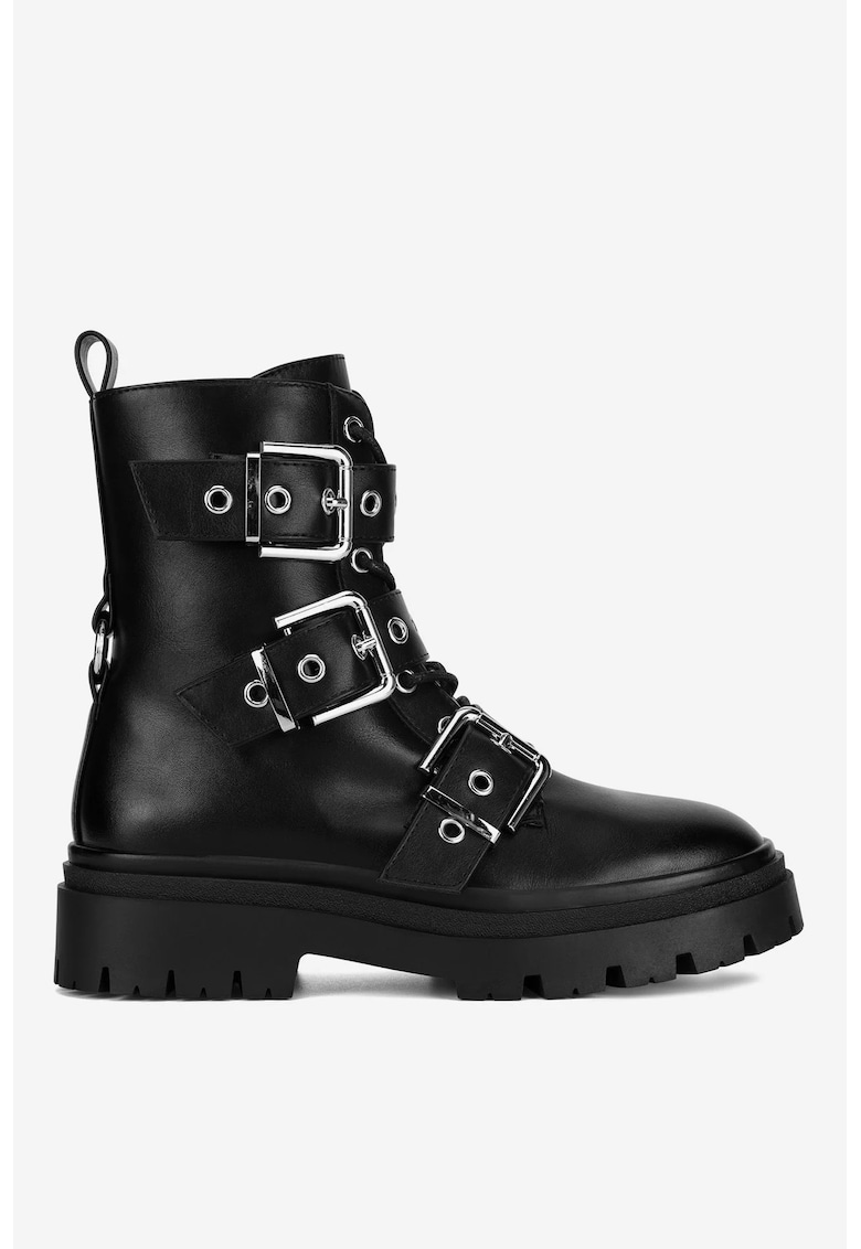Ghete dama 5905588909330 - Sintetic - Negru - Negru