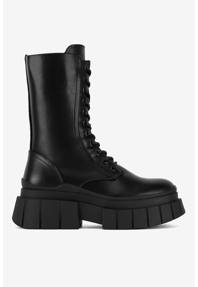 Ghete dama 5905588882640 - Sintetic - Negru - Negru