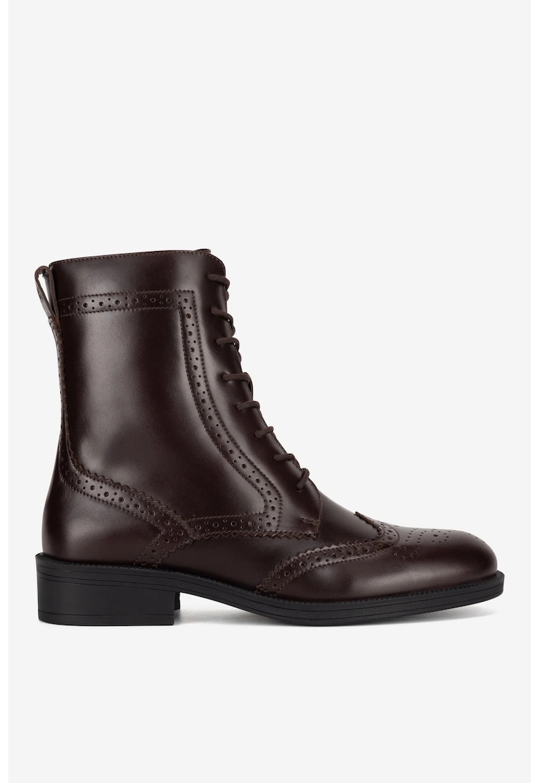 Ghete dama 5905588827320 - Piele naturala - Rosu