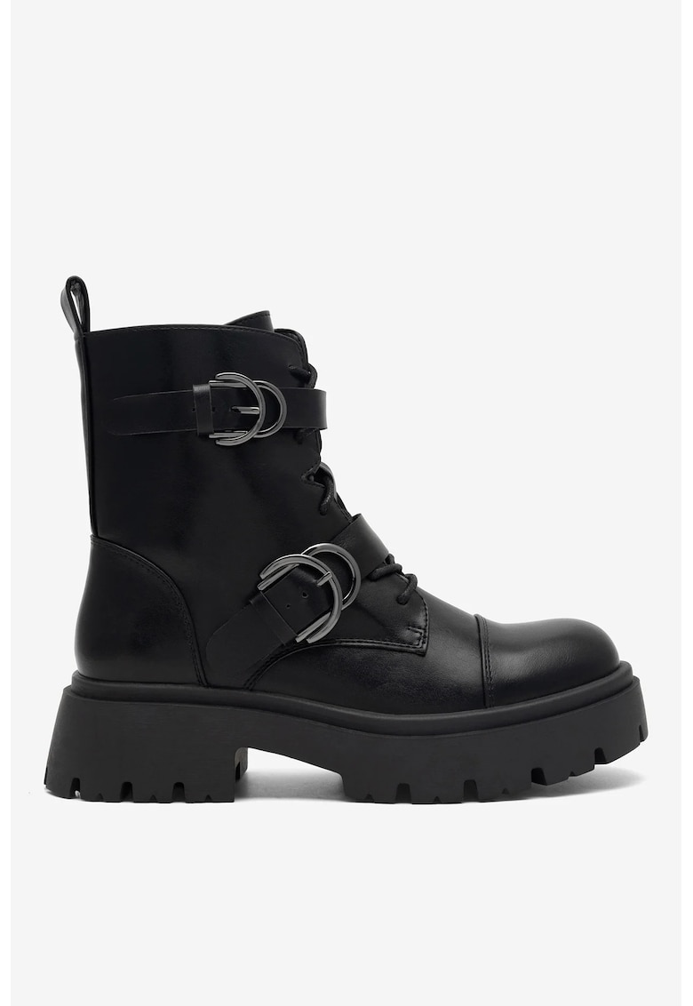 Ghete dama 5905588011149 - Sintetic - Negru - Negru
