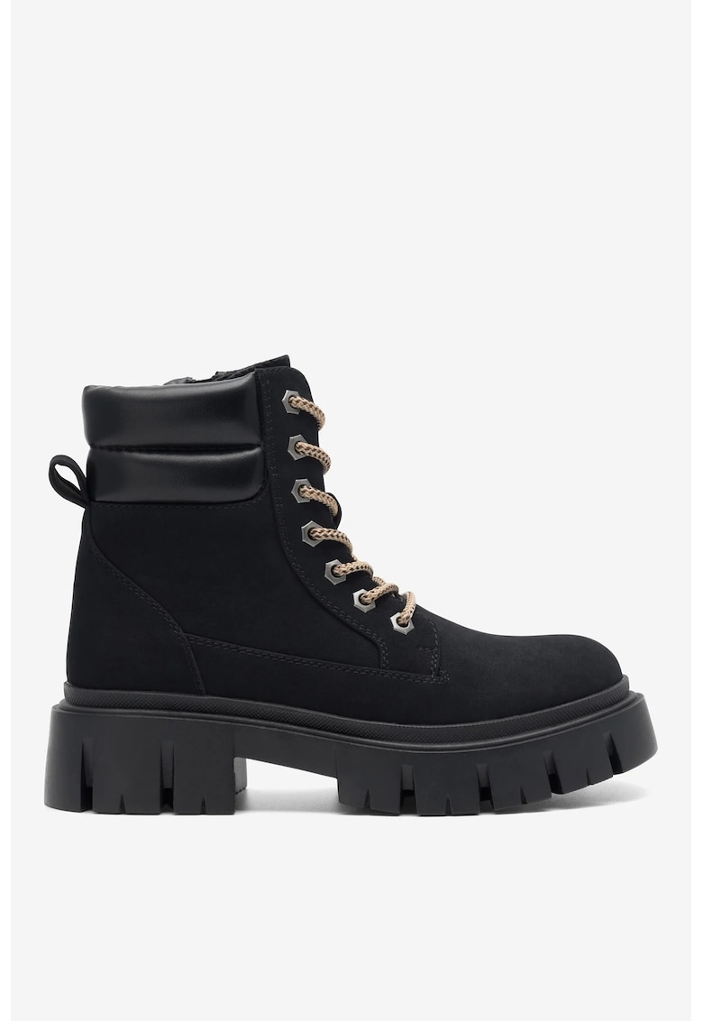 Ghete dama 5905588068440 - Sintetic - Negru - Negru