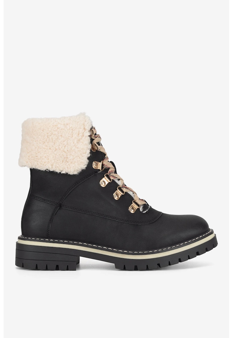 Ghete dama 5905588907435 - Sintetic - Negru - Negru