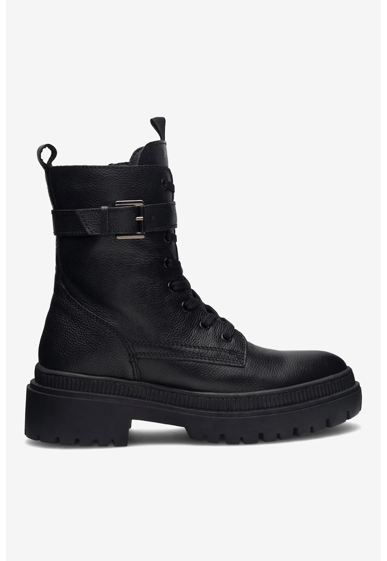 Ghete dama 5905588751977 - Piele naturala - Negru - Negru