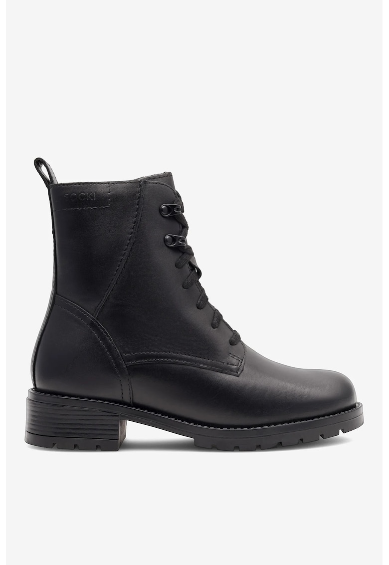 Ghete dama 5905588089018 - Piele naturala - Negru