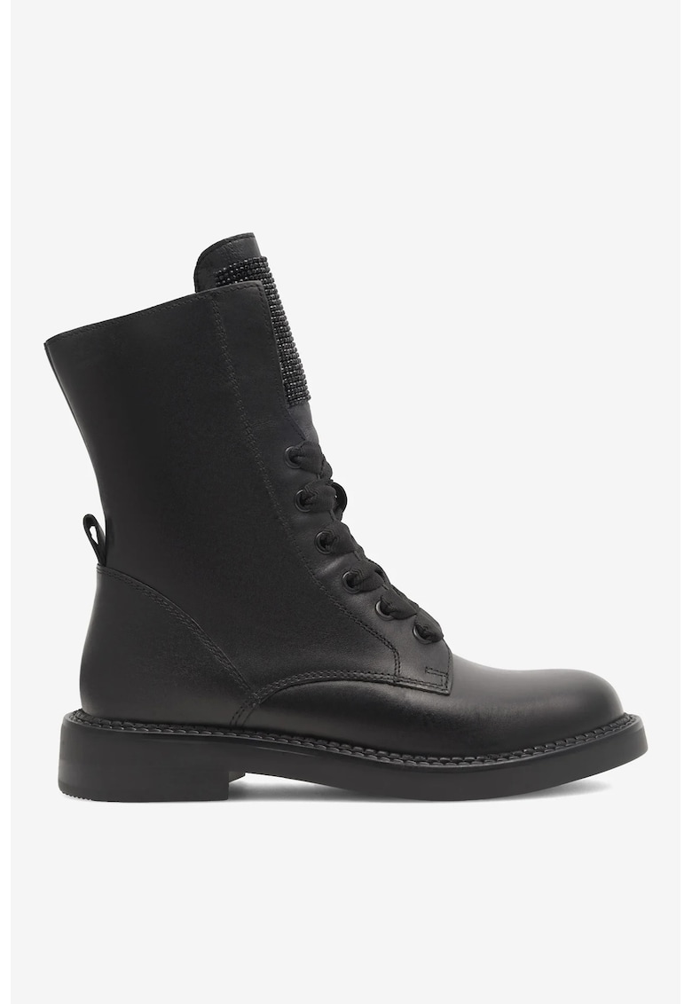 Ghete dama 5905588737070 - Piele naturala - Negru - Negru