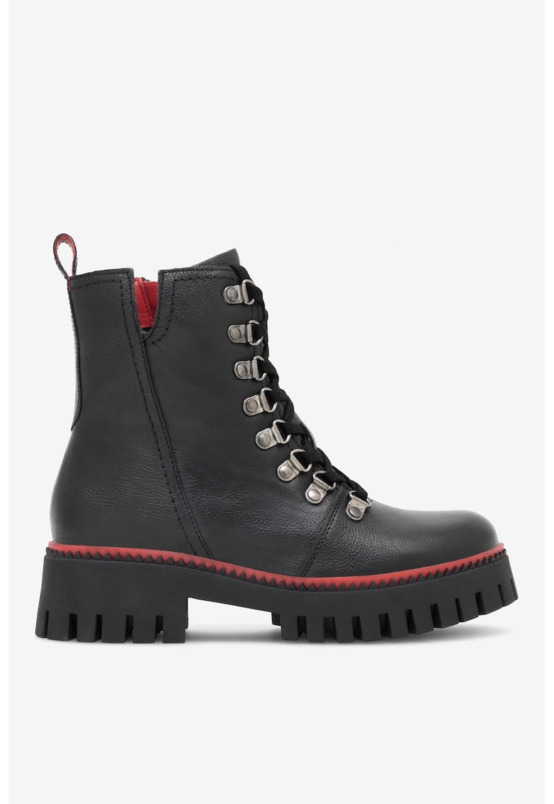Ghete dama 5905588094913 - Piele naturala - Negru - Negru