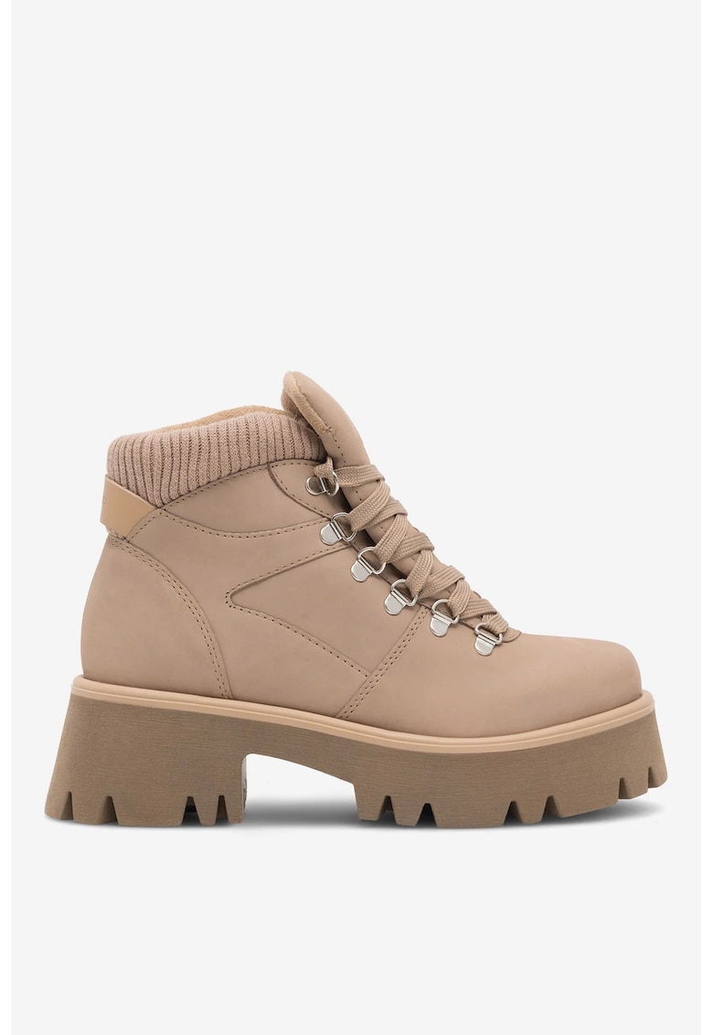 Ghete dama 5905588244851 - Piele naturala - Bej