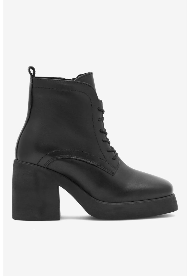 Ghete dama 5905588182481 - Piele naturala - Negru - Negru