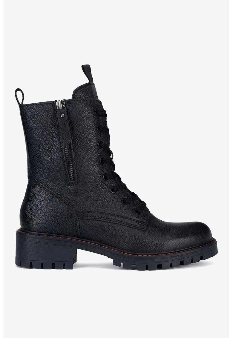 Ghete dama  5905588872122 - Piele naturala - Negru