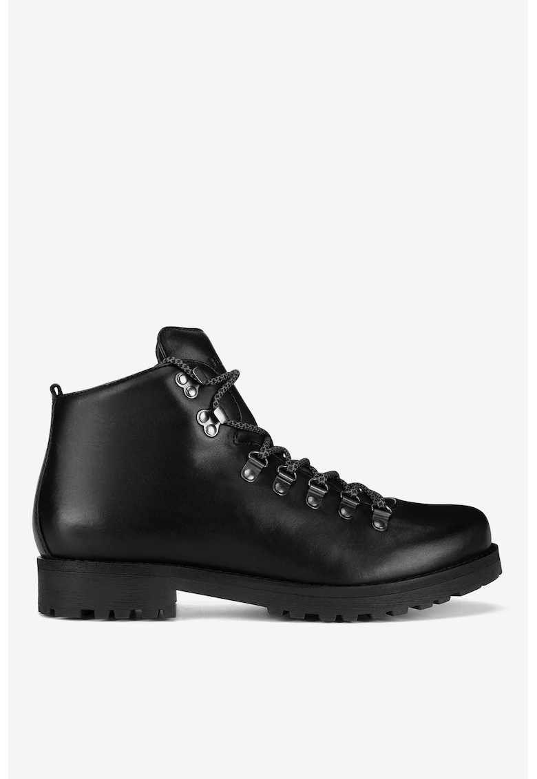 Ghete barbati 5905588777533 - Piele naturala - Negru - Negru