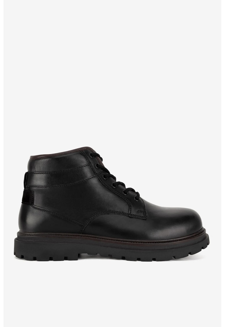 Ghete barbati 5903419360770 - Piele naturala - Negru - Negru