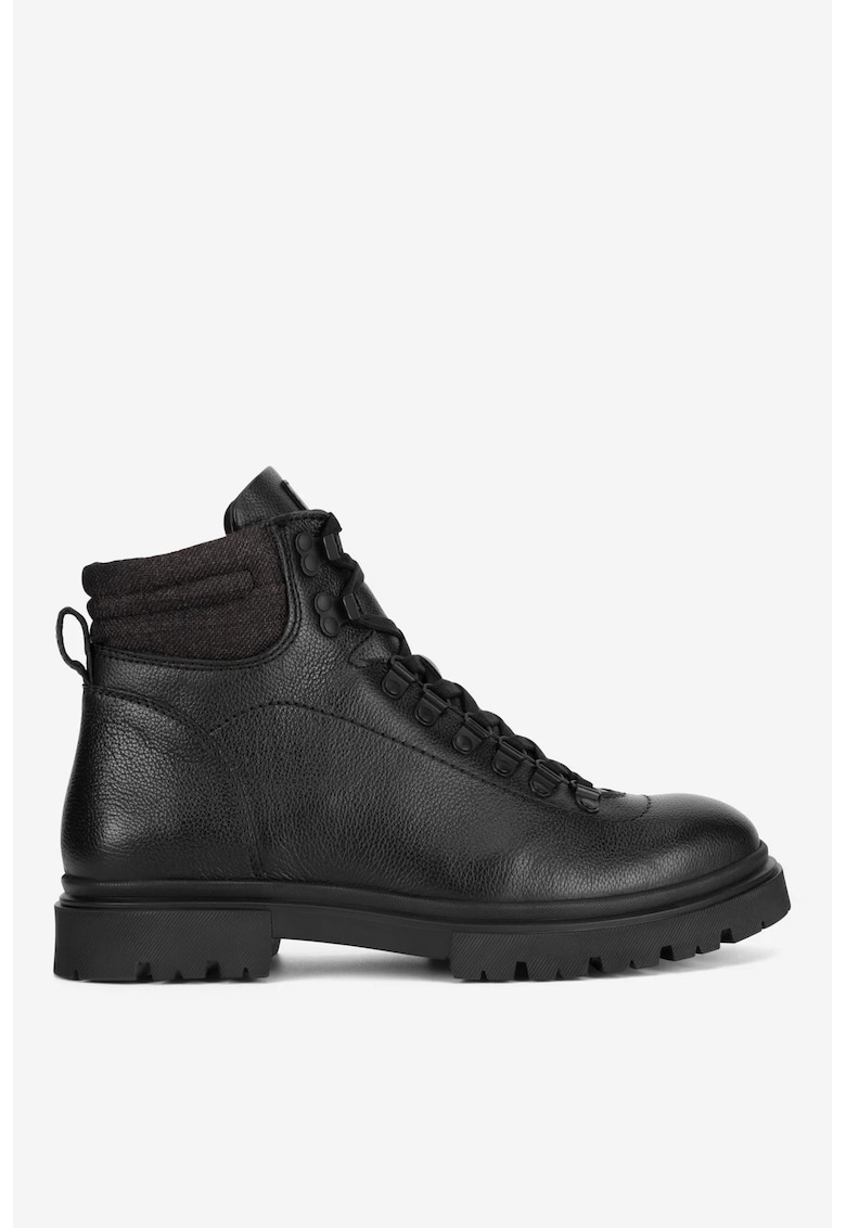 Ghete barbati 5905588981732 - Piele naturala - Negru - Negru