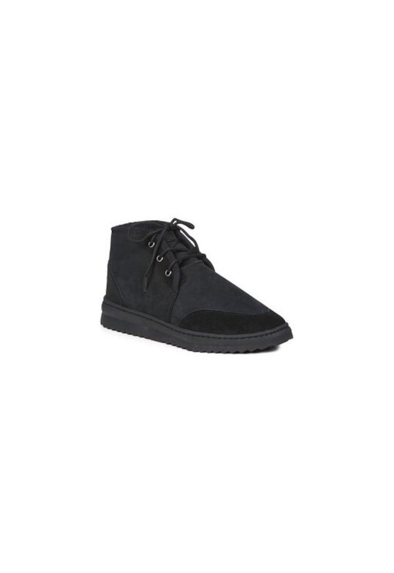 EMU Australia Ghete barbati 302952250 - Piele naturala - Negru - Negru