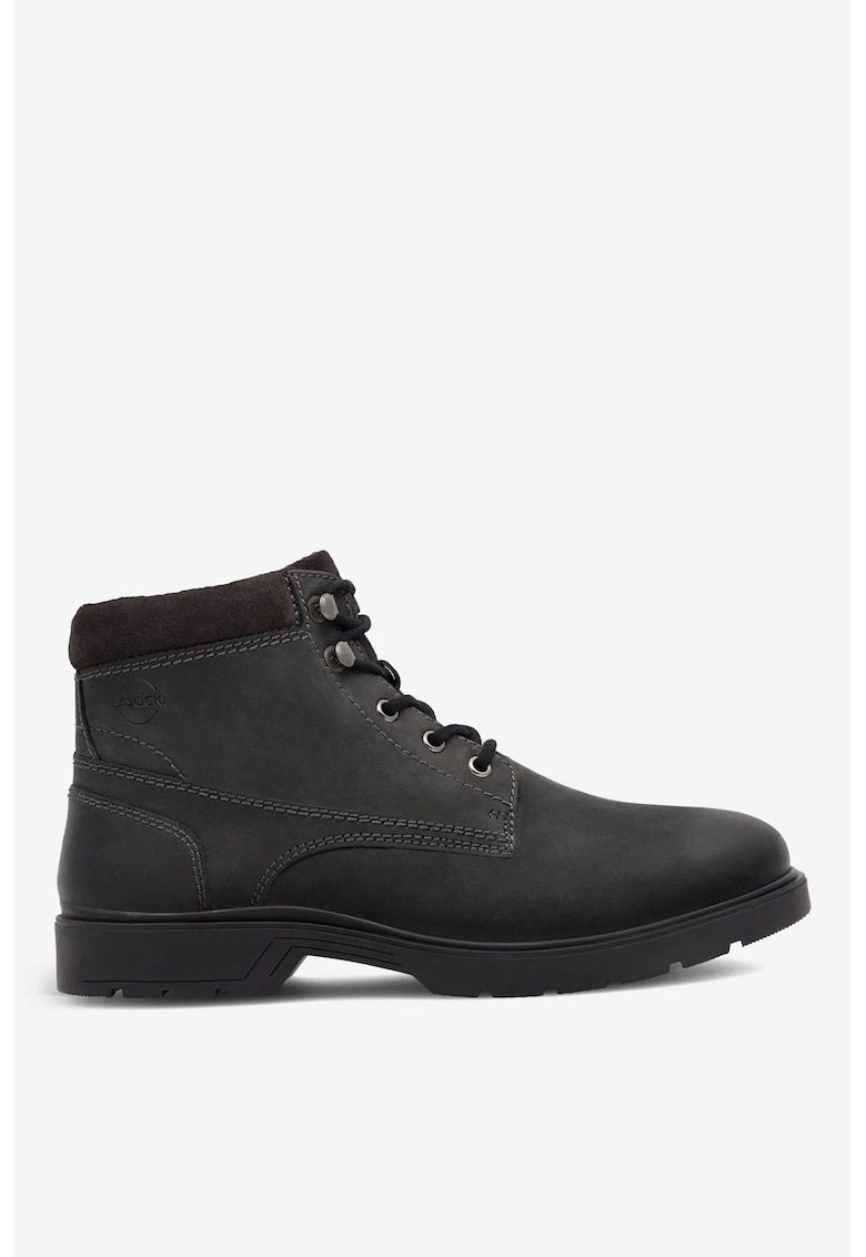 Ghete barbati 5905588768715 - Piele nabuc - Negru - Negru