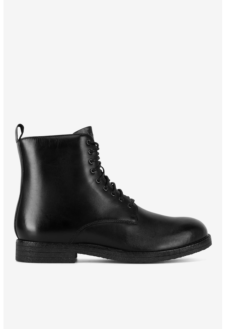 Ghete barbati 5905588769811 - Piele naturala - Negru - Negru