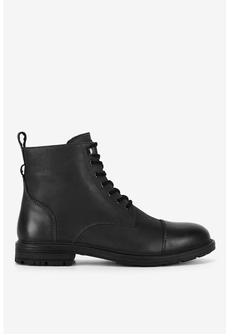 Ghete barbati 5905588978480 - Piele naturala - Negru - Negru