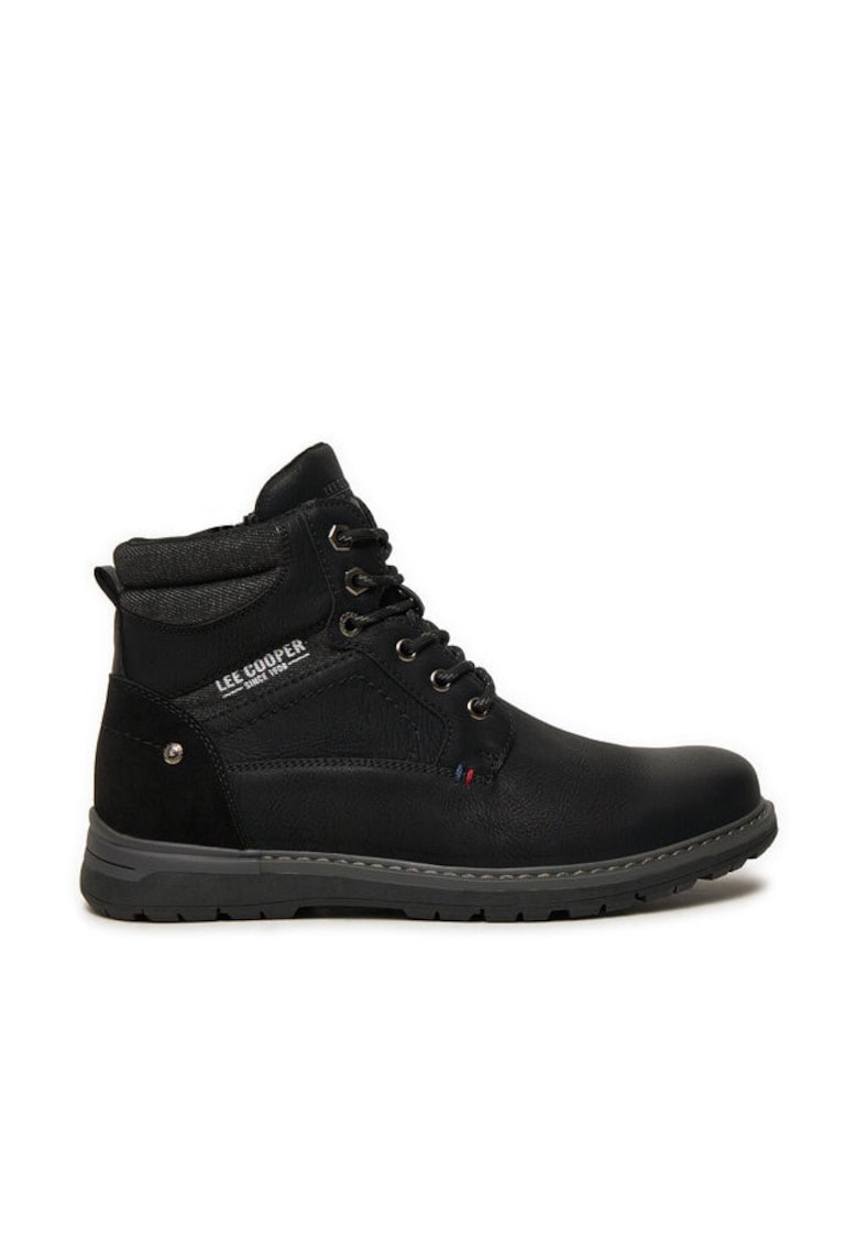 Ghete barbati 304661327 - Piele ecologica - Negru - Negru