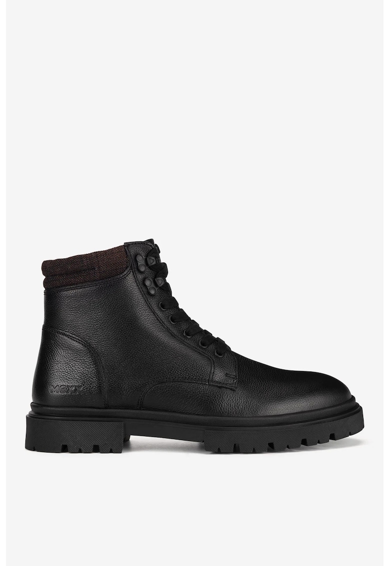 Ghete barbati 5903419664571 - Piele naturala - Negru - Negru