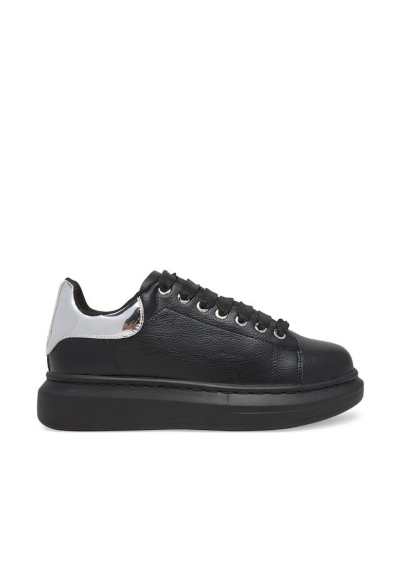 Pantofi sport dama 305062994 - Piele naturala - Negru - Negru