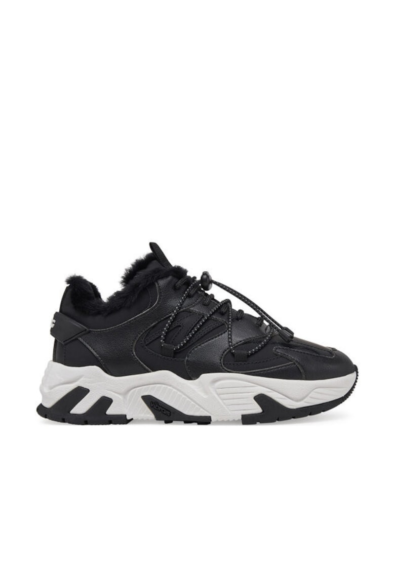 Pantofi sport dama 304451058 - Piele naturala - Negru - Negru