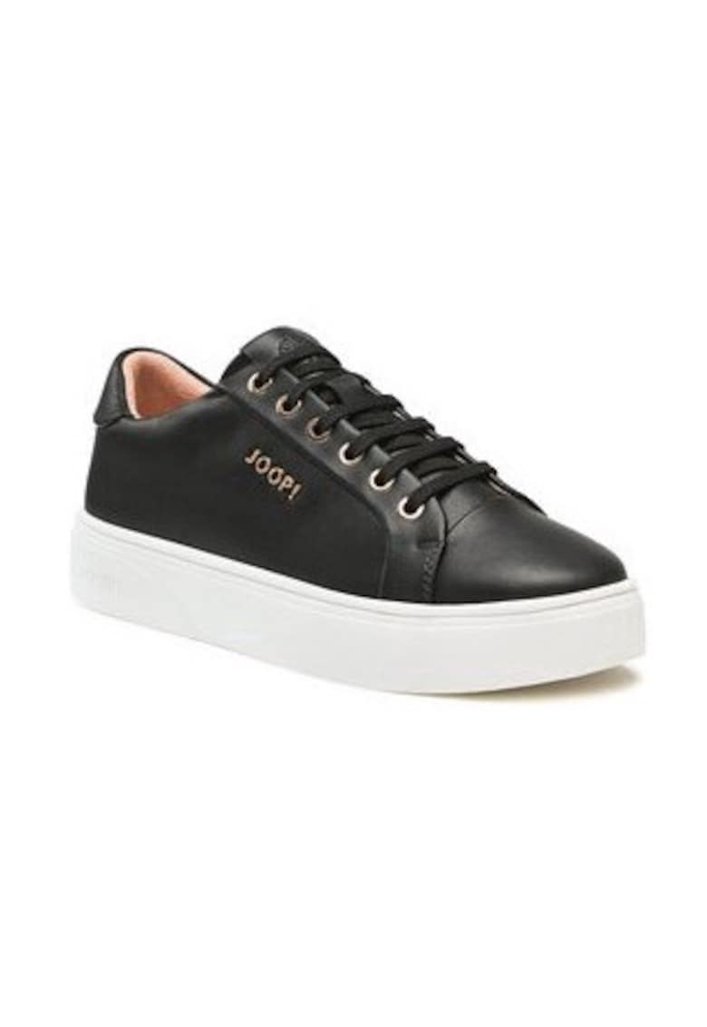 Pantofi sport dama 303239954 - Piele naturala - Negru - Negru